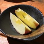 麺庵 小島流 - リンゴ（「スペシャルコラボコース」5000円）