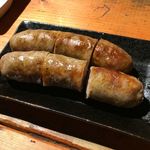 麺庵 小島流 - 生ソーセージ焼き（「スペシャルコラボコース」5000円）