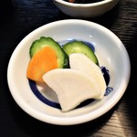 うなぎ すみの坊 - お新香。