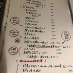 和さび - 本日のメニュ 毎日手書きです