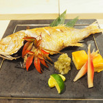 人形町 やま田 - のど黒塩焼き 3800円