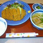 まねき - ロースかつ定食\1,200円。おいしかったです。