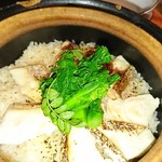 小料理バル ドメ - 1901本命！鯛と菜花の炊き込みご飯