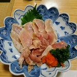 和の食 にし山 - 宮崎産 赤鳥のたたき 700円