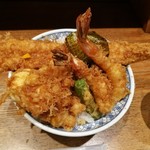 日本橋 天丼 金子半之助 - 妻・うし江曰く「男の天丼」ｗ