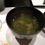秀徳 - アオサの味噌汁