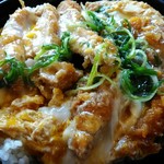 手打ちうどん 団平 - トロトロ♪ヒレカツ丼アップ