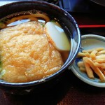 手打ちうどん 団平 - ミニきつねうどんアップ