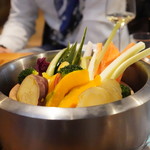 川反ミートキッチン - 本日仕入れの野菜バーニャカウダ