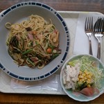 ＢＩＭＩ - 山菜スパゲッティ　サラダ付