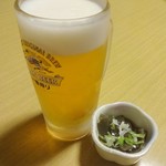 Furumaiyanagamo - 生ビールとお通し