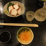 星月 - タコブツと日本酒(美稲)