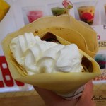 ミュクレバーコア - バナナチョコシロップ生クレープ