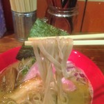 麺屋 Somie's - 節系鶏白湯ラーメン　麺