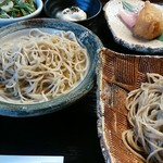 「二種盛り薬味膳」せいろ・田舎