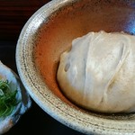 手打ち蕎麦　みたに - 「そばがき」