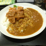 カルダモン． - ロース豚カツカレーご飯大盛り