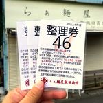 飯田商店 - 整理券　2018.8.17