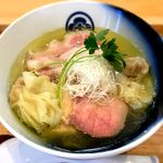 らぁ麺 飯田商店 - わんたん入り塩らぁ麺￥1,150　2018.8.17