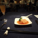 中国薬膳料理 星福 - 清心美容酒、あわびと鹿のアキレス腱のオイスター煮