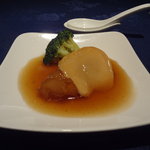 中国薬膳料理 星福 - あわびと鹿のアキレス腱のオイスター煮