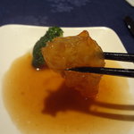 中国薬膳料理 星福 - あわびと鹿のアキレス腱のオイスター煮