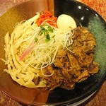 河内の中華そば 醤 - 今週の限定「蟹油そば」