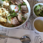 ひなた - 料理写真:角煮×エビマヨハーフ丼