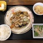 台湾料理　福味 - 五目焼きそばセット