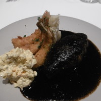 上野洋食遠山 - 海老フライ＆ハンバーグ