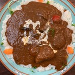 国立カレー処 いんでぃ庵 - 野菜カレー(大盛り) 850円＋100円