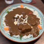 国立カレー処 いんでぃ庵 - 前より若干美しさが…(笑)。