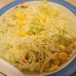 松屋 - 生野菜(2019年1月14日撮影)