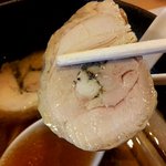 中華そば 慈庵 - 鶏チャーシューそば醤油（鶏チャーシュー）