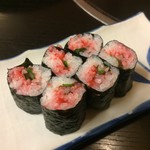 海鮮料理 吾作どん  - H.30.12.22.夜 細巻：うめしそ 200円税別