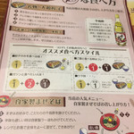 Sapporo Gyouza Seizoujo - 食べ方説明