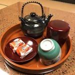 せきのや - お着き菓子