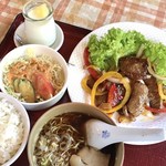 桃園 - 飛騨牛カルビ焼きランチ