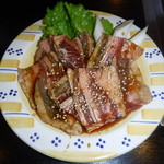 香蘭 - 料理写真:牛バラ焼肉セットの牛バラ肉