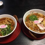 いなばのしろうさぎ - 秋ラーメン、半と1人前