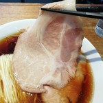 麺処清水 - ローストポークのようなチャーシュー