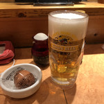 とびっちょ - ビールにしらすが合うのです！笑