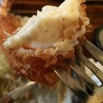 洋めし 御茶呂 - エビフライアップ