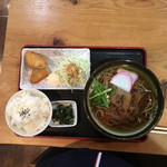 お食事処 きらら - そば定食 ¥750