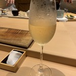 Sushi Sho - グラスシャンパーニュ
