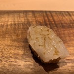 Sushi Sho - アラスカ　ボタンエビ　刻んだ昆布締め
