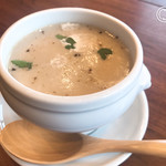 おしかの丘食堂 - 牛蒡のポタージュ