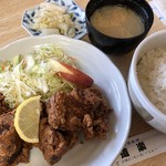 味道楽 - ♪鮪唐揚げ定食¥680
            