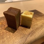 Sushi Sho - タロイモ　モロカイシュリンプ　あおやぎのだし