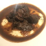 シャンパン&醤油バー フルートフルート - 牛ほほ肉の赤ワイン醤油煮込み とろ〜りポテトピューレを添えて